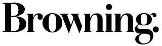 BROWNING. logo