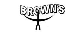 BROWN'S logo