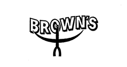 BROWN'S logo