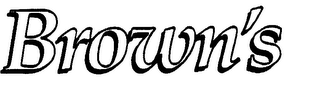 BROWN'S