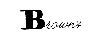BROWNS logo