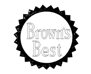BROWN'S BEST logo