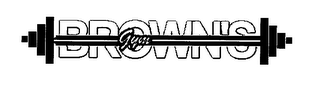 BROWN'S GYM logo