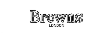 BROWNS LONDON logo