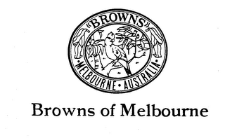 BROWNS OF MELBOURNE AUSTRALIA logo