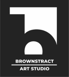 BROWNSTRACT ART STUDIO logo