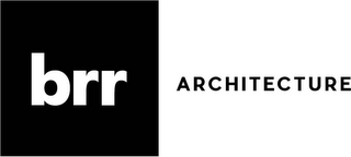 BRR ARCHITECTURE logo
