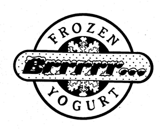 BRRRRR... FROZEN YOGURT logo