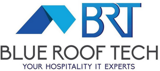BRT BLUE ROOF TECH YOUR HOSPITALITY IT EXPERTS logo