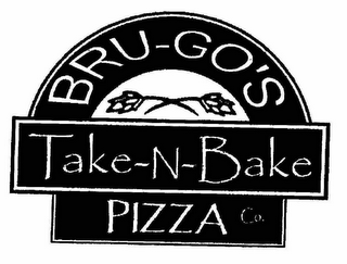 BRU-GO'S TAKE-N-BAKE PIZZA CO. logo