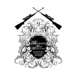 BRUBAKER ARMS MANUFACTURING YOUR PREMIER PLACE FOR CLASSIC CUSTOM SPORTING RIFLES AND SHOTGUNS logo