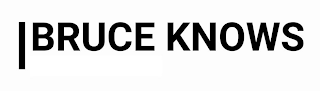 BRUCE KNOWS logo
