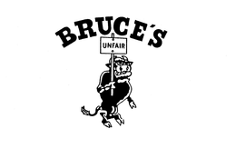 BRUCE'S UNFAIR logo