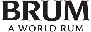 BRUM A WORLD RUM logo