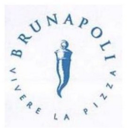 BRUNAPOLI VIVERE LA PIZZA logo