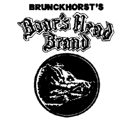 BRUNCKHORST'S BOAR'S HEAD BRAND logo