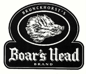 BRUNCKHORST'S BOAR'S HEAD BRAND logo
