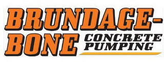 BRUNDAGE-BONE CONCRETE PUMPING logo