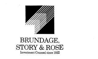 BRUNDAGE, STORY & ROSE INVESTMENT COUNSEL SINCE 1932 logo