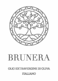 BRUNERA OLIO EXTRAVERGINE DI OLIVA ITALIANO logo