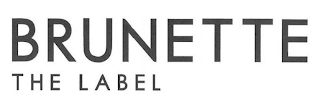 BRUNETTE THE LABEL logo