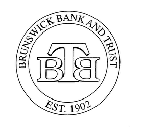 BRUNSWICK BANK AND TRUST BTB EST. 1902 logo