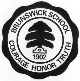 BRUNSWICK SCHOOL 1902 COURAGE HONOR TRUTH logo