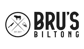 BRU'S BILTONG EST. 2017 logo