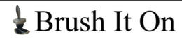 BRUSH IT ON logo