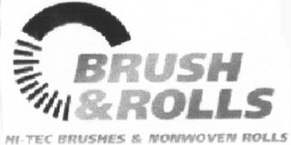 BRUSH & ROLLS HI-TEC BRUSHES & NONWOVEN ROLLS logo