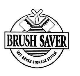 BRUSH SAVER WET BRUSH STORAGE SYSTEM logo