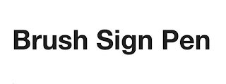 BRUSH SIGN PEN logo