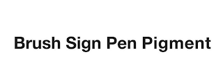 BRUSH SIGN PEN PIGMENT logo