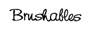 BRUSHABLES logo
