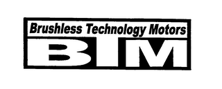 BRUSHLESS TECHNOLOGY MOTORS BTM logo