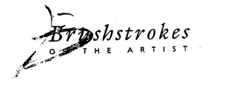 BRUSHSTROKES OF THE ARTIST logo