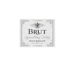 BRUT SPARKLING WINE MÉTHODE TRADITIONNELLE PRODUCED IN FRANCE logo