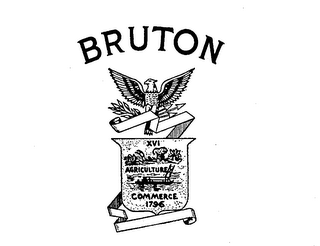 BRUTON XVI AGRICULTURE COMMERCE 1796 logo