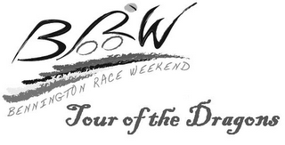BRW BENNINGTON RACE WEEKEND TOUR OF THE DRAGONS logo