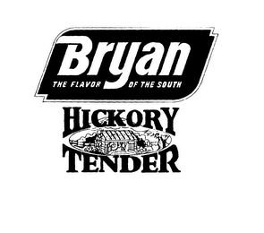 BRYAN THE FLAVOR OF THE SOUTH HICKORY TENDER logo