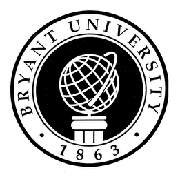 BRYANT UNIVERSITY · 1863 · logo