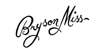 BRYSON MISS logo