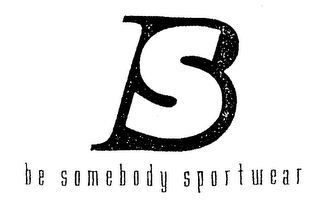 BS BE SOMEBODY SPORTWEAR logo