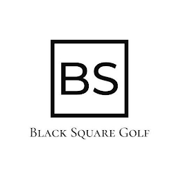 BS BLACK SQUARE GOLF logo