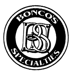 BS BONCO'S SPECIALTIES logo