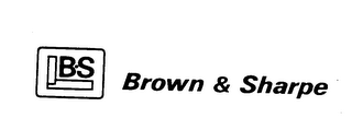 B.S BROWN & SHARPE logo