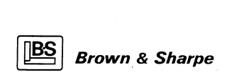 B.S BROWN & SHARPE logo