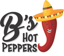 B'S HOT PEPPERS logo