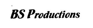 BS PRODUCTIONS logo
