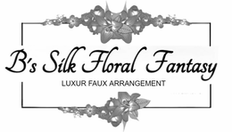 B'S SILK FLORAL FANTASY LUXUR FAUX ARRANGEMENT logo
